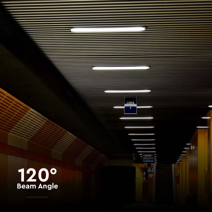 LED-putkityövalo LED/18W/230V 4000K IP65 60 cm