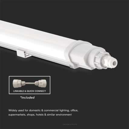 LED-putkityövalo LED/18W/230V 4000K IP65 60 cm