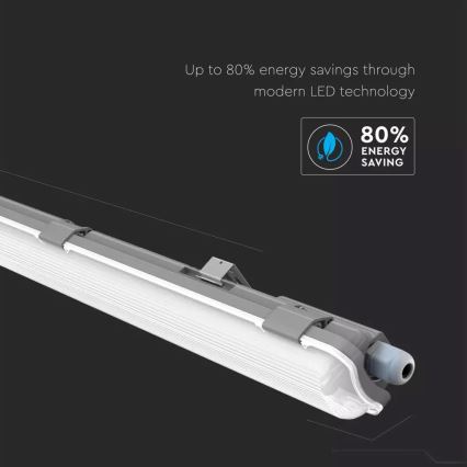 LED-putkityövalo T8 1xG13/18W/230V 4000K 120cm IP65