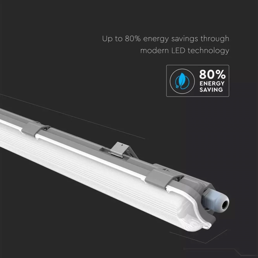 LED-putkityövalo T8 1xG13/18W/230V 4000K 120cm IP65