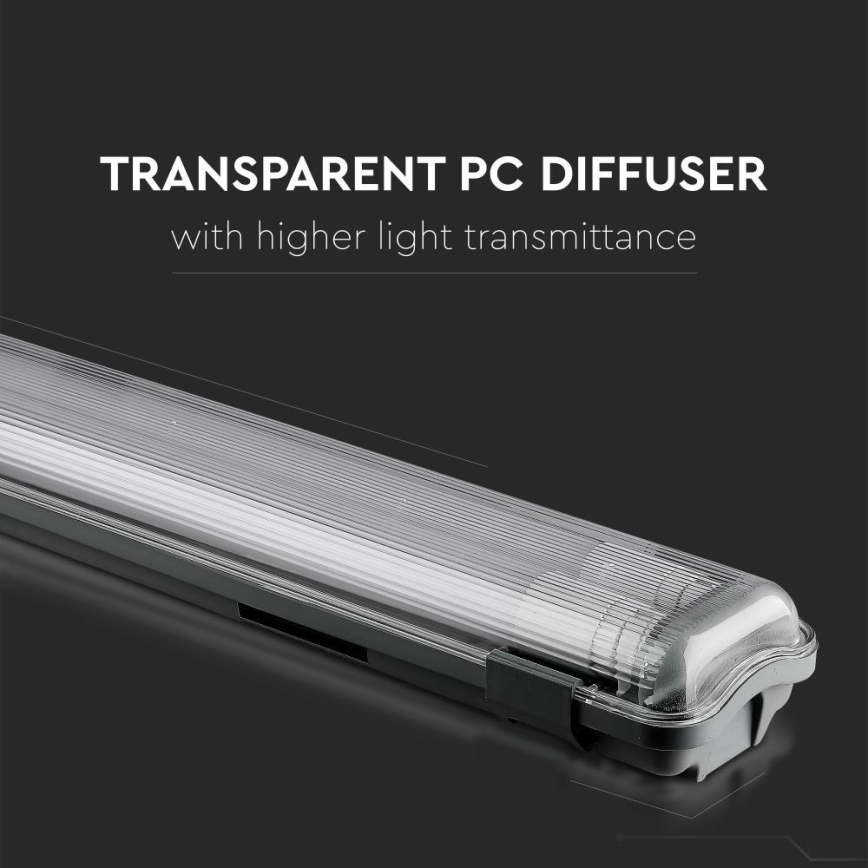 LED-putkityövalo T8 2xG13/22W/230V IP65 6400K 156 cm