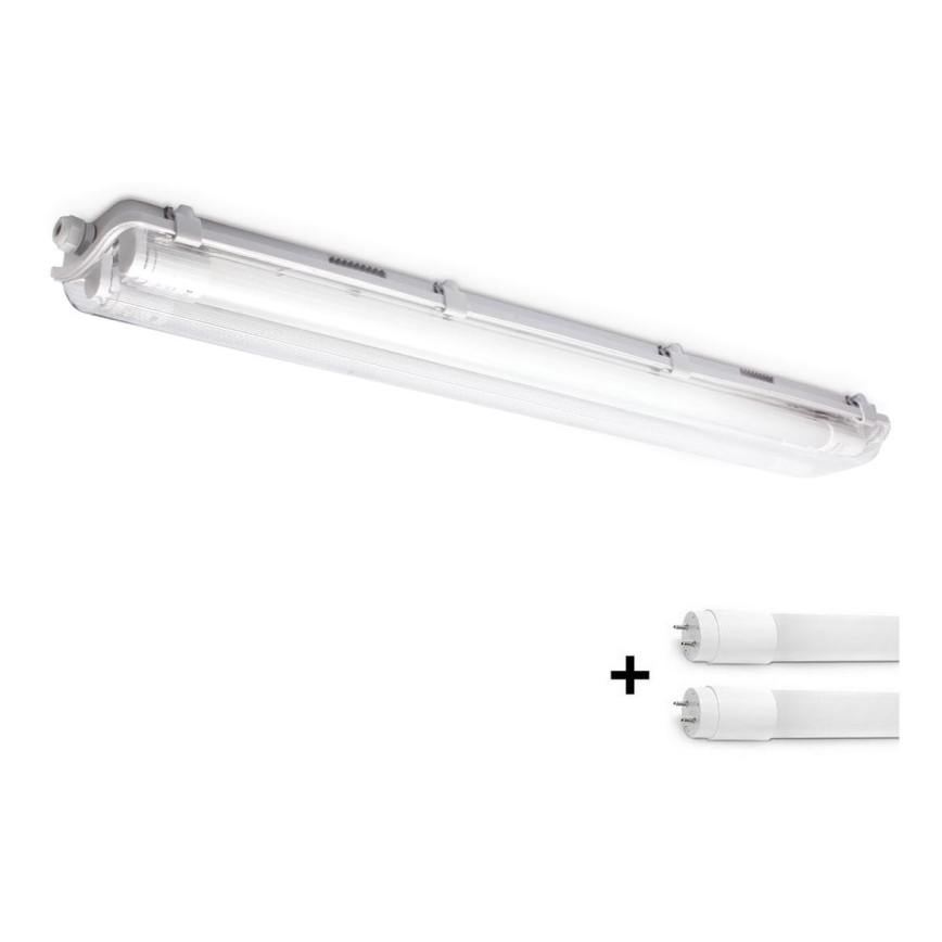 LED-putkityövalo T8 2xG13/9W/230V 4000K IP65 67,5 cm