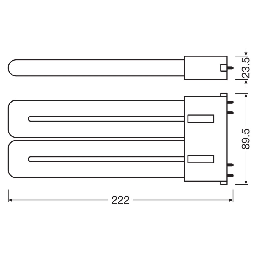 LED-putkivalo 2G10/20W/230V 4000K - Osram