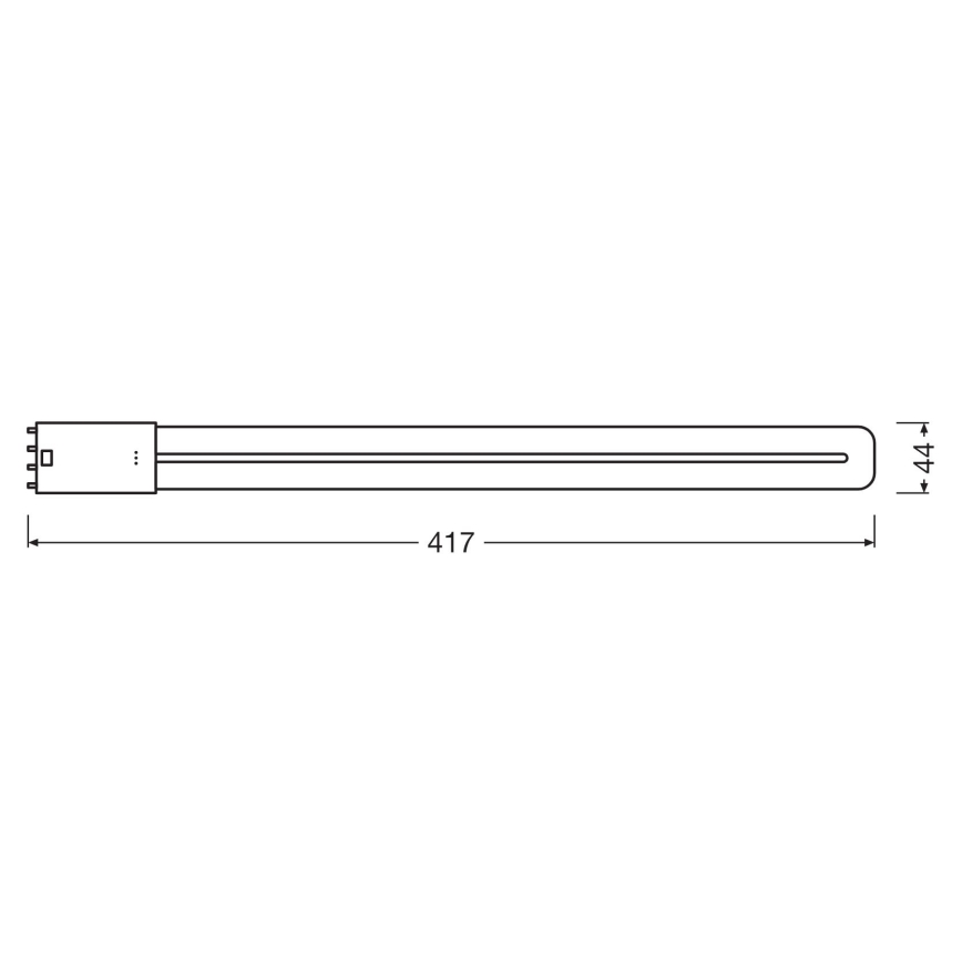 LED-putkivalo 2G11/18W/230V 3000K - Osram