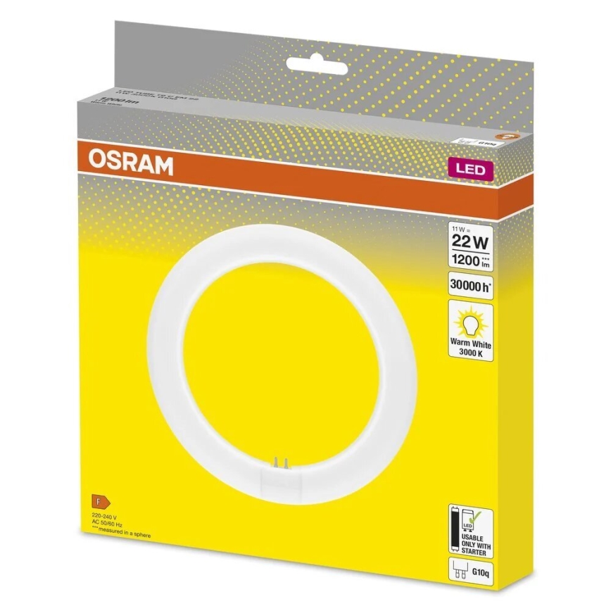 LED-putkivalo G10q/11W/230V 3000K - Osram