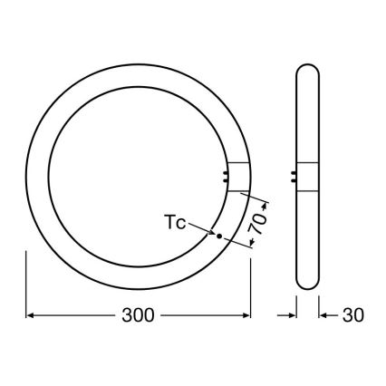 LED-putkivalo G10q/18,3W/230V 4000K - Osram