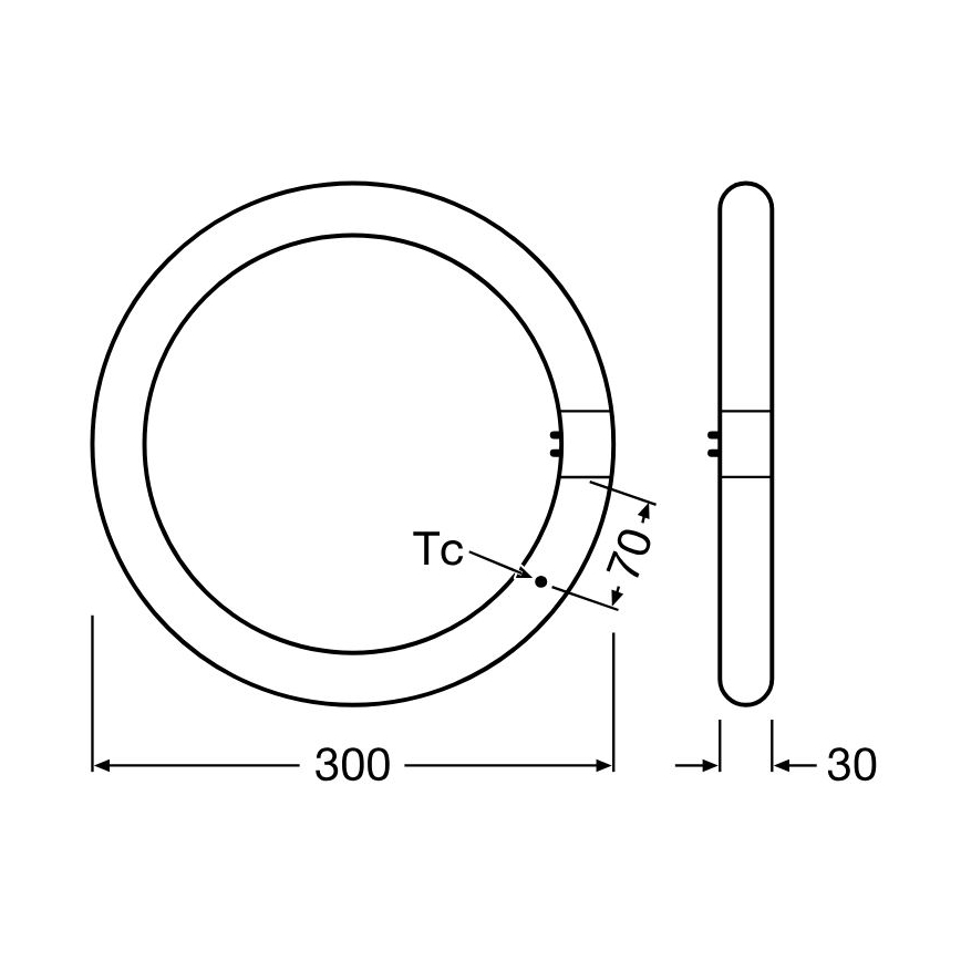 LED-putkivalo G10q/18,3W/230V 4000K - Osram