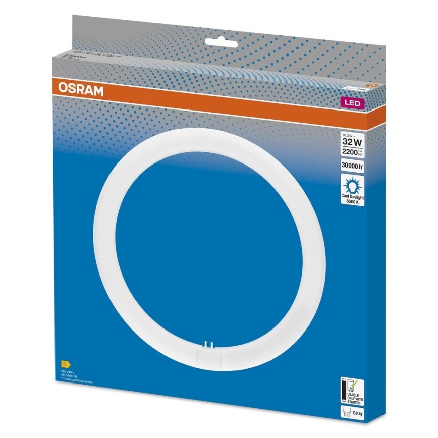 LED-putkivalo G10q/18,3W/230V 6500K - Osram