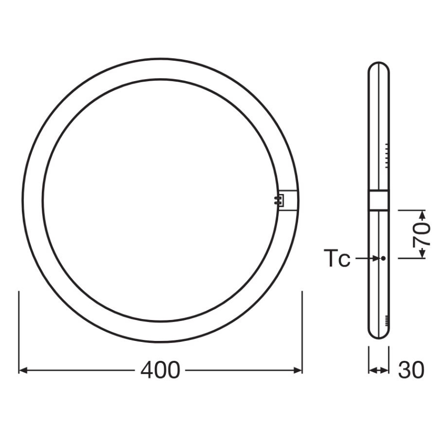 LED-putkivalo G10q/24W/230V 6500K - Osram