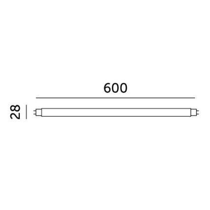 LED-putkivalo T8 G13/9W/230V 4000K 60 cm