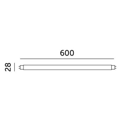 LED-putkivalo T8 G13/9W/230V 6500K 60 cm