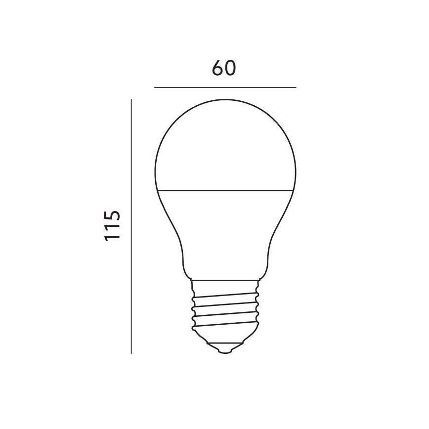LED RGB Älykäs himmennettävä polttimo E27/9,5W/230V 2700-6500K Wi-Fi Tuya