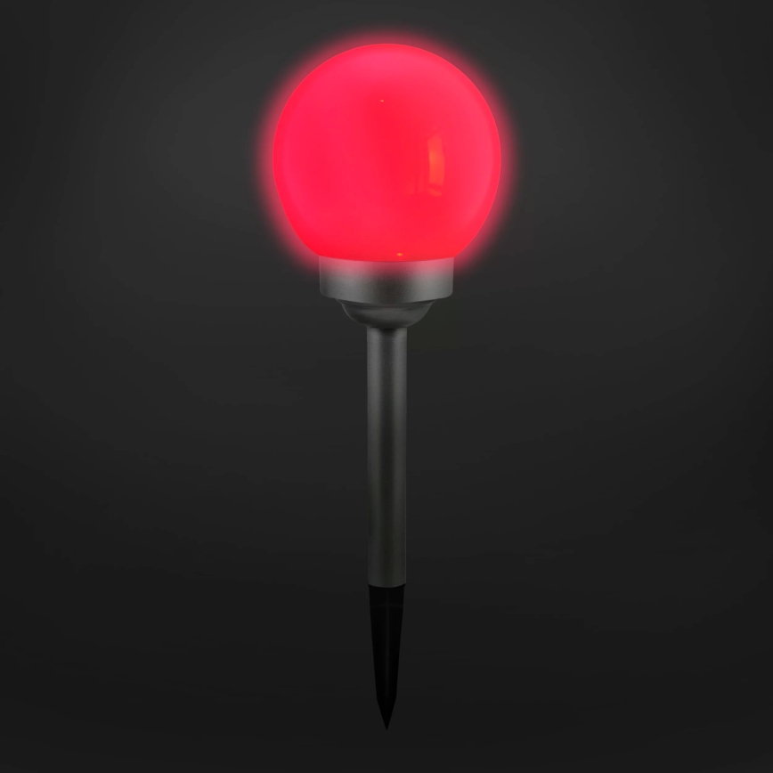 LED-RGB-aurinkolamppu BALL LED/0,2W/AA 1,2V/600mAh IP44