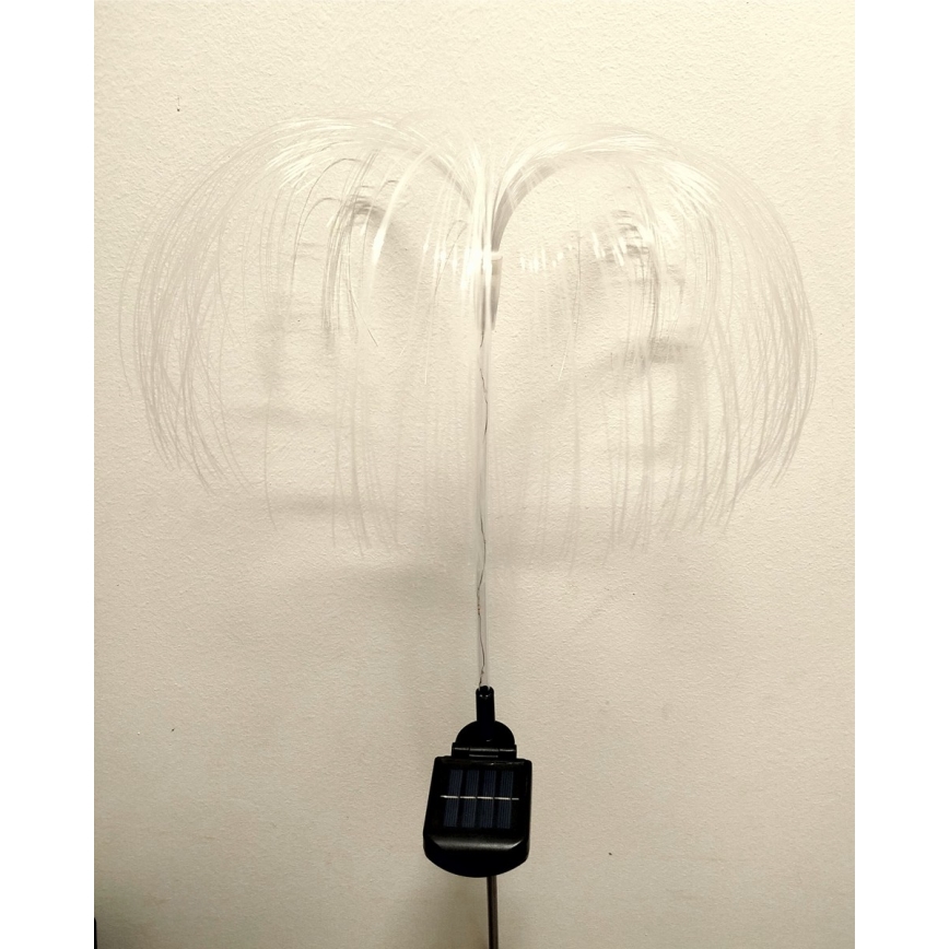 LED RGB aurinkovalaisin LED/1,2V 300 mAh IP44 musta