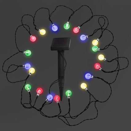 LED-RGB-aurinkovalo 20xLED/1,2V 300 mAh IP44
