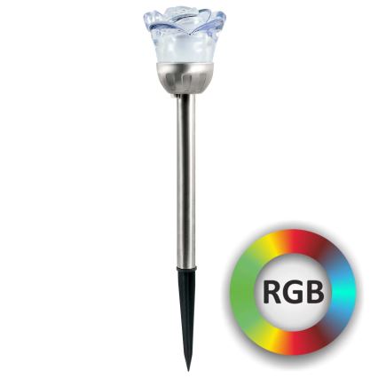 LED-RGB-aurinkovalo ROSE LED/1,2V IP44