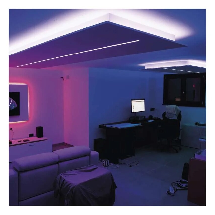 LED RGB+CCT Himmennettävä nauha GOSMART LED/11W/230V 2 m 2700-6500K IP44 Wi-Fi + kauko-ohjaus