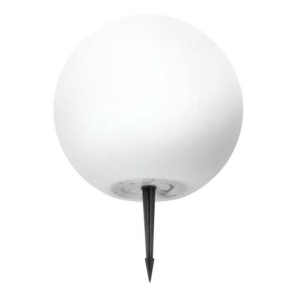 LED RGB Himmennettävä aurinko lamppu GARDEN BALL LED/5W/3,7V 3000K IP54 halkaisija 30 cm + kauko-ohjaus