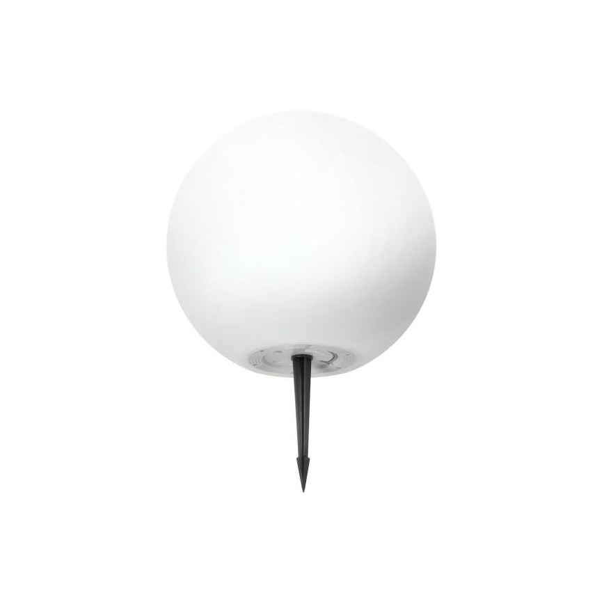 LED RGB Himmennettävä aurinko lamppu GARDEN BALL LED/5W/3,7V 3000K IP54 halkaisija 30 cm + kauko-ohjaus