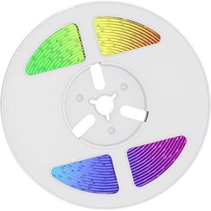 LED RGB Himmennettävä aurinko nauha LED/1,2W/3,7V IP67 5m + kauko-ohjaus