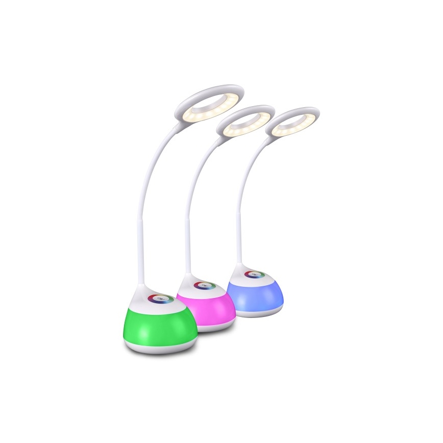 LED RGB Himmennettävä kosketuspöytävalaisin GALACTIC LED/5W/230V 1800 mAh
