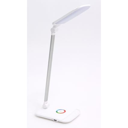 LED RGB Himmennettävä kosketuspöytävalaisin LED/18W/230V + USB