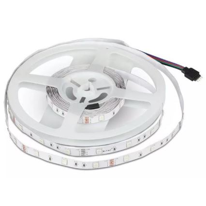 LED RGB himmennettävä nauha 2x5m LED / 4,8W / 230V + RC