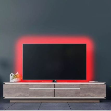 LED RGB himmennettävä nauha 2x5m LED / 4,8W / 230V + RC