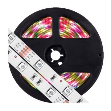 LED RGB himmennettävä nauha 5m LED / 14,4W / 12V IP54