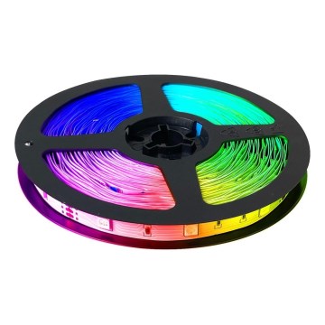 LED RGB Himmennettävä nauha LED/14W/230V 10 m + kauko-ohjaus