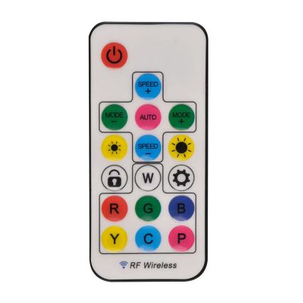 LED RGB Himmennettävä nauha MAGIC 2 m LED/12W/230V + kaukosäädin