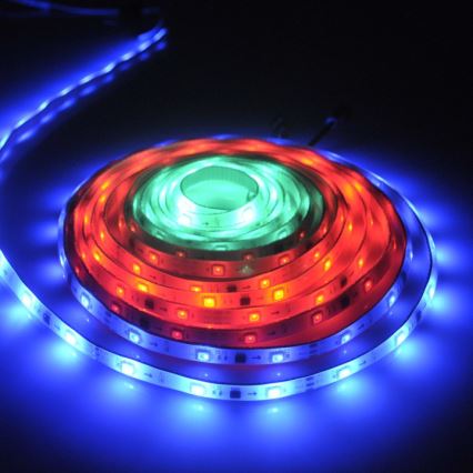 LED RGB Himmennettävä nauha MAGIC 5 m LED/24W/230V + kaukosäädin