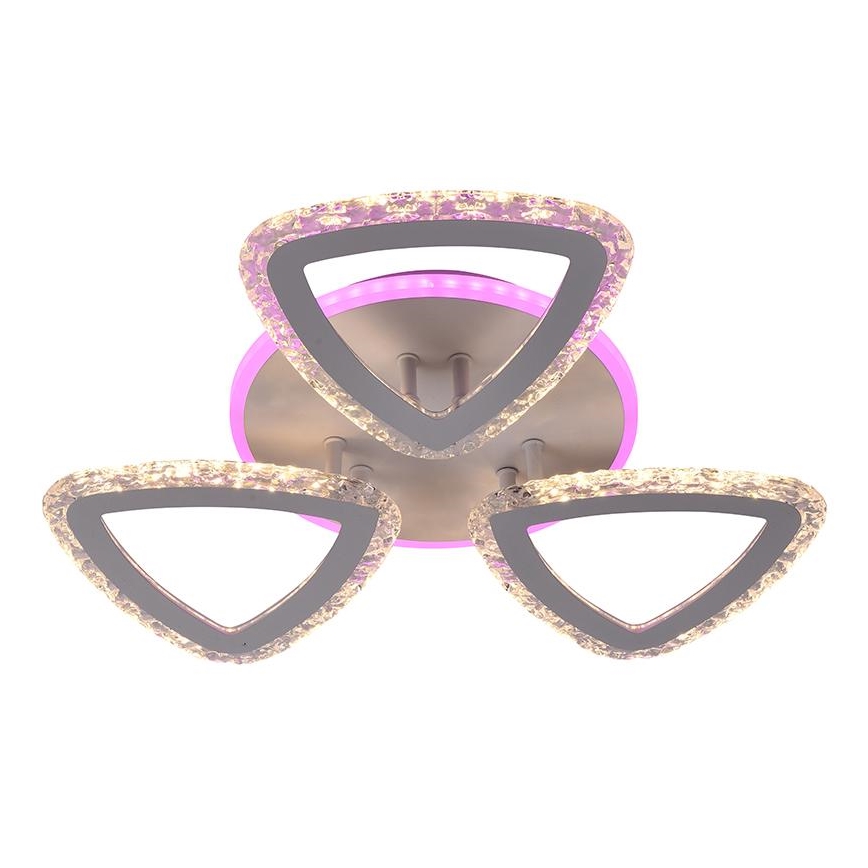 LED RGB Himmennettävä pinta-asennettava kattokruunu LED/45W/230V 3000-6500K + kaukosäädin