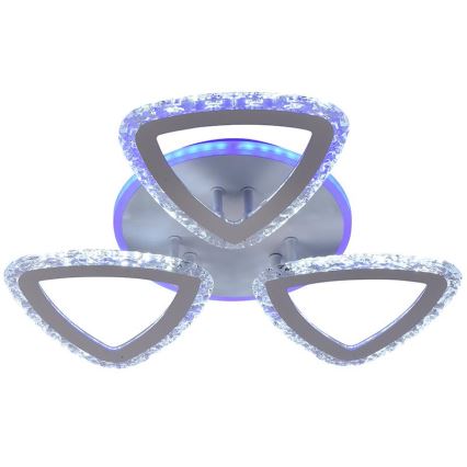 LED RGB Himmennettävä pinta-asennettava kattokruunu LED/45W/230V 3000-6500K + kaukosäädin