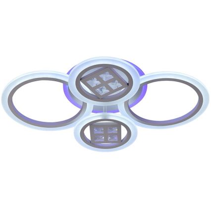 LED RGB Himmennettävä pinta-asennettava kattokruunu LED/50W/230V 3000-6500K + kaukosäädin