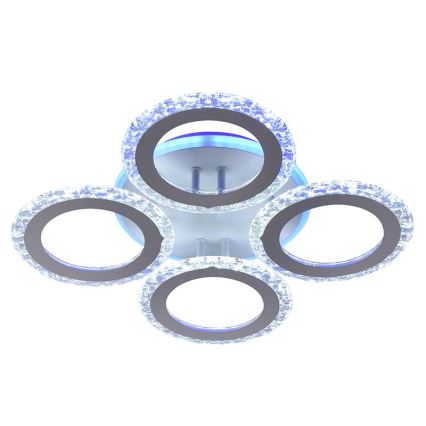LED RGB Himmennettävä pinta-asennettava kattokruunu LED/55W/230V 3000-6500K + kaukosäädin
