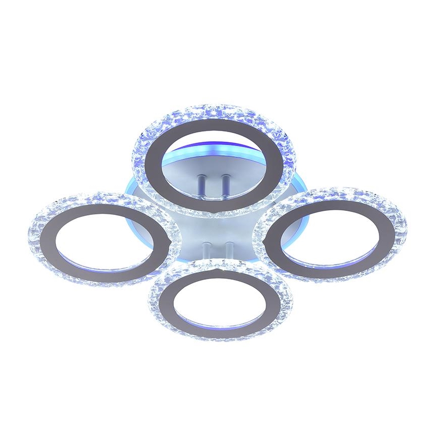 LED RGB Himmennettävä pinta-asennettava kattokruunu LED/55W/230V 3000-6500K + kaukosäädin