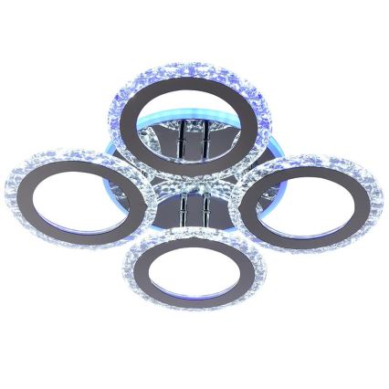 LED RGB Himmennettävä pinta-asennettava kattokruunu LED/55W/230V 3000-6500K + kaukosäädin