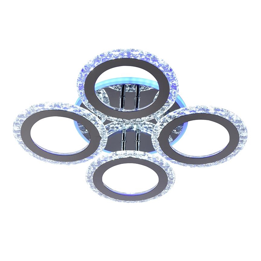 LED RGB Himmennettävä pinta-asennettava kattokruunu LED/55W/230V 3000-6500K + kaukosäädin