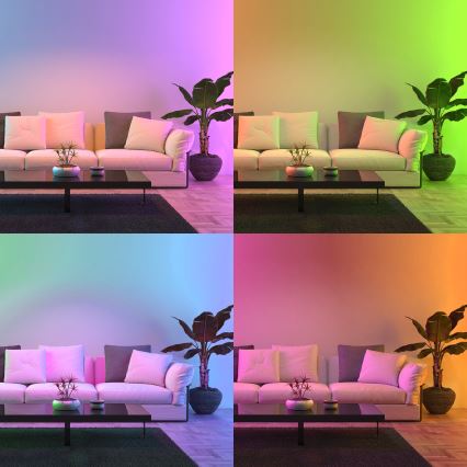 LED RGB Himmennettävä polttimo A70 E27/11W/230V 2700-6500K Wi-Fi Tuya