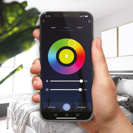 LED RGB Himmennettävä polttimo A70 E27/11W/230V 2700-6500K Wi-Fi Tuya