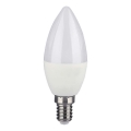 LED RGB himmennettävä polttimo E14/4,8W/230V 4000K + kaukosäädin