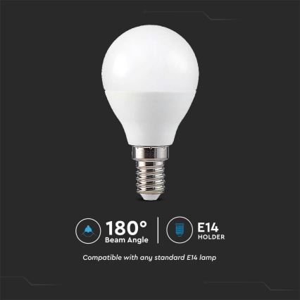 LED RGB Himmennettävä polttimo P45 E14/4,8W/230V 3000K + kaukosäädin