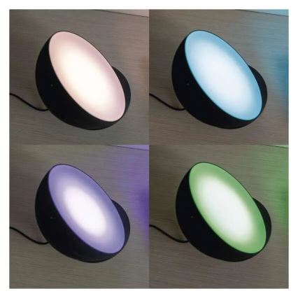 LED RGB Himmennettävä pöytävalaisin GoSmart LED/7W/230V Wi-Fi musta