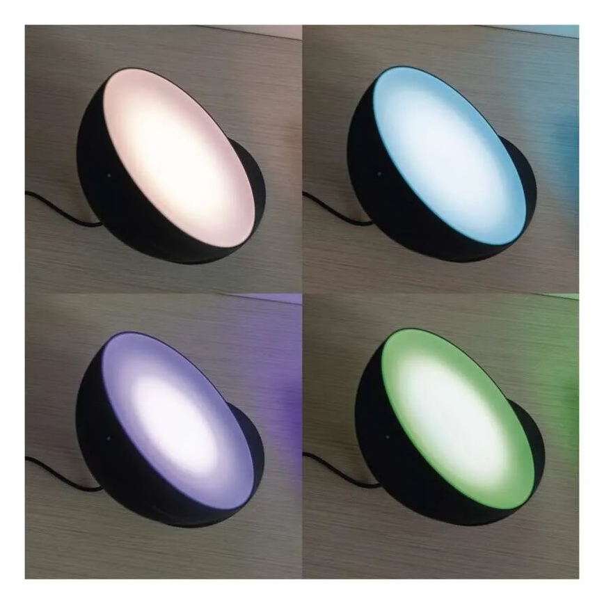LED RGB Himmennettävä pöytävalaisin GoSmart LED/7W/230V Wi-Fi musta