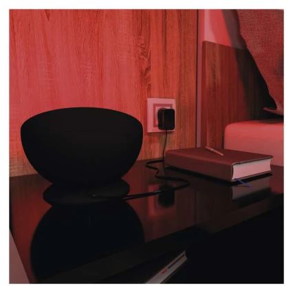 LED RGB Himmennettävä pöytävalaisin GoSmart LED/7W/230V Wi-Fi musta