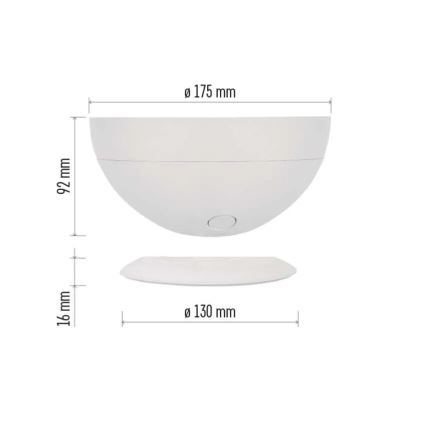 LED RGB Himmennettävä pöytävalaisin GoSmart LED/7W/230V Wi-Fi valkoinen