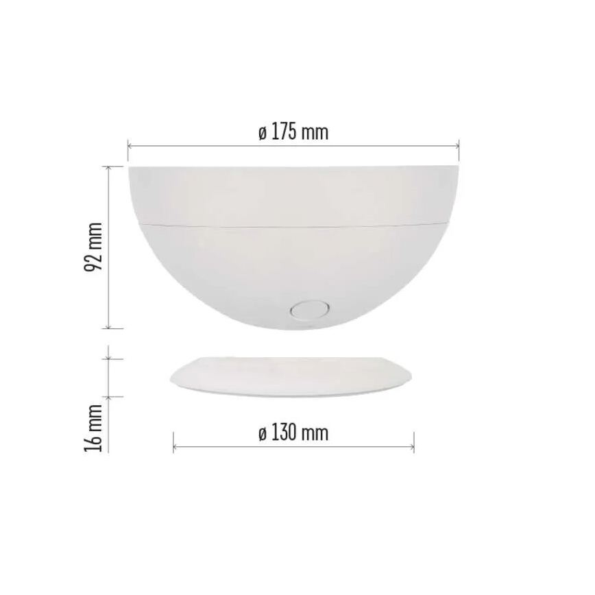 LED RGB Himmennettävä pöytävalaisin GoSmart LED/7W/230V Wi-Fi valkoinen