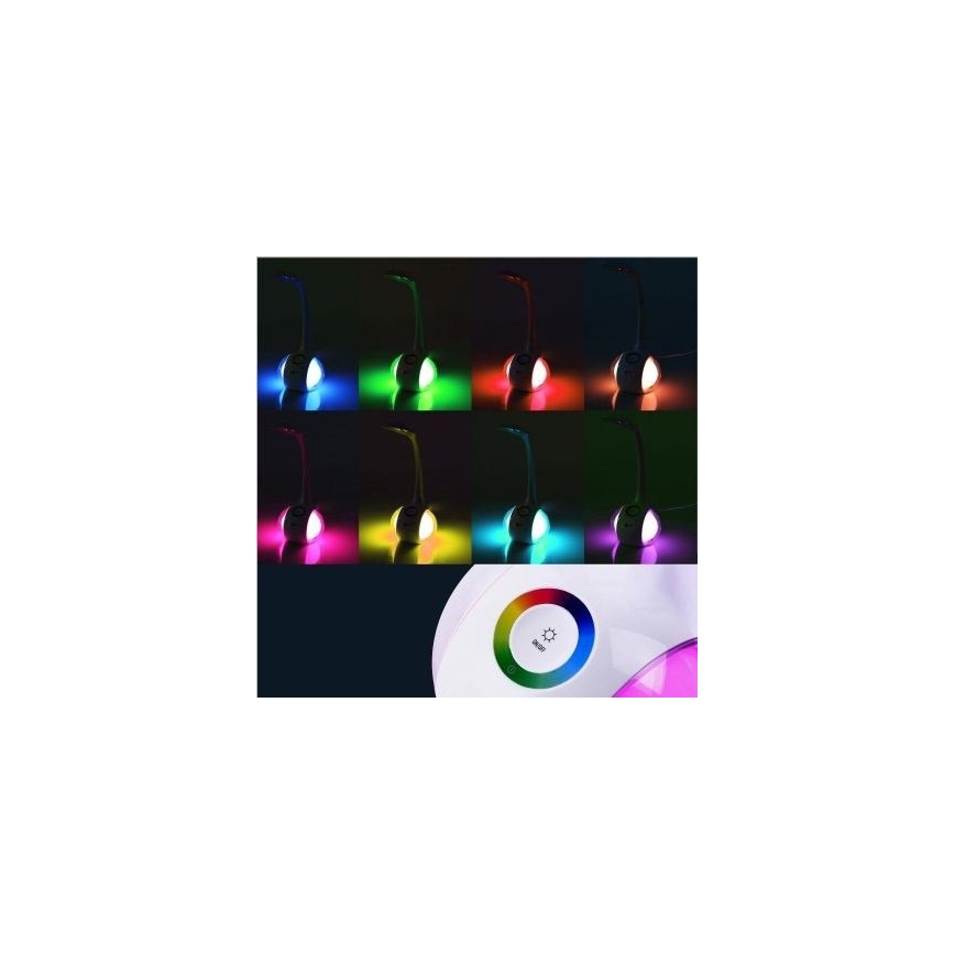 LED RGB Himmennettävä pöytävalaisin LED/7W/230V vaaleanpunainen