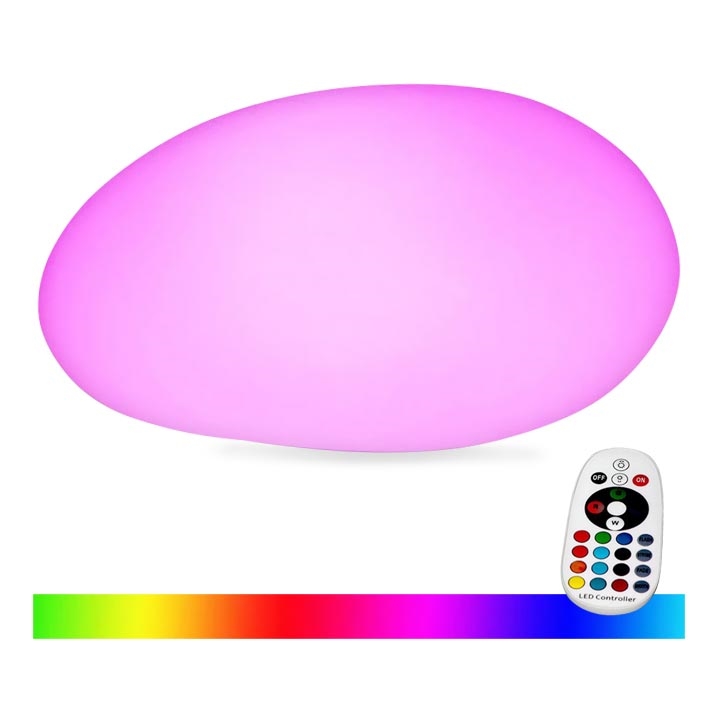 LED RGB Himmennettävä ulkovalaisin LED / 1W / 230V 28cm IP67 + RC